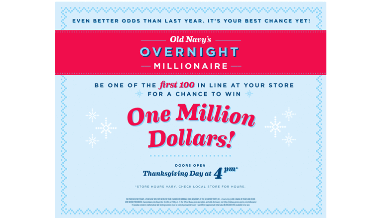Old Navy Holiday Marketing campaign