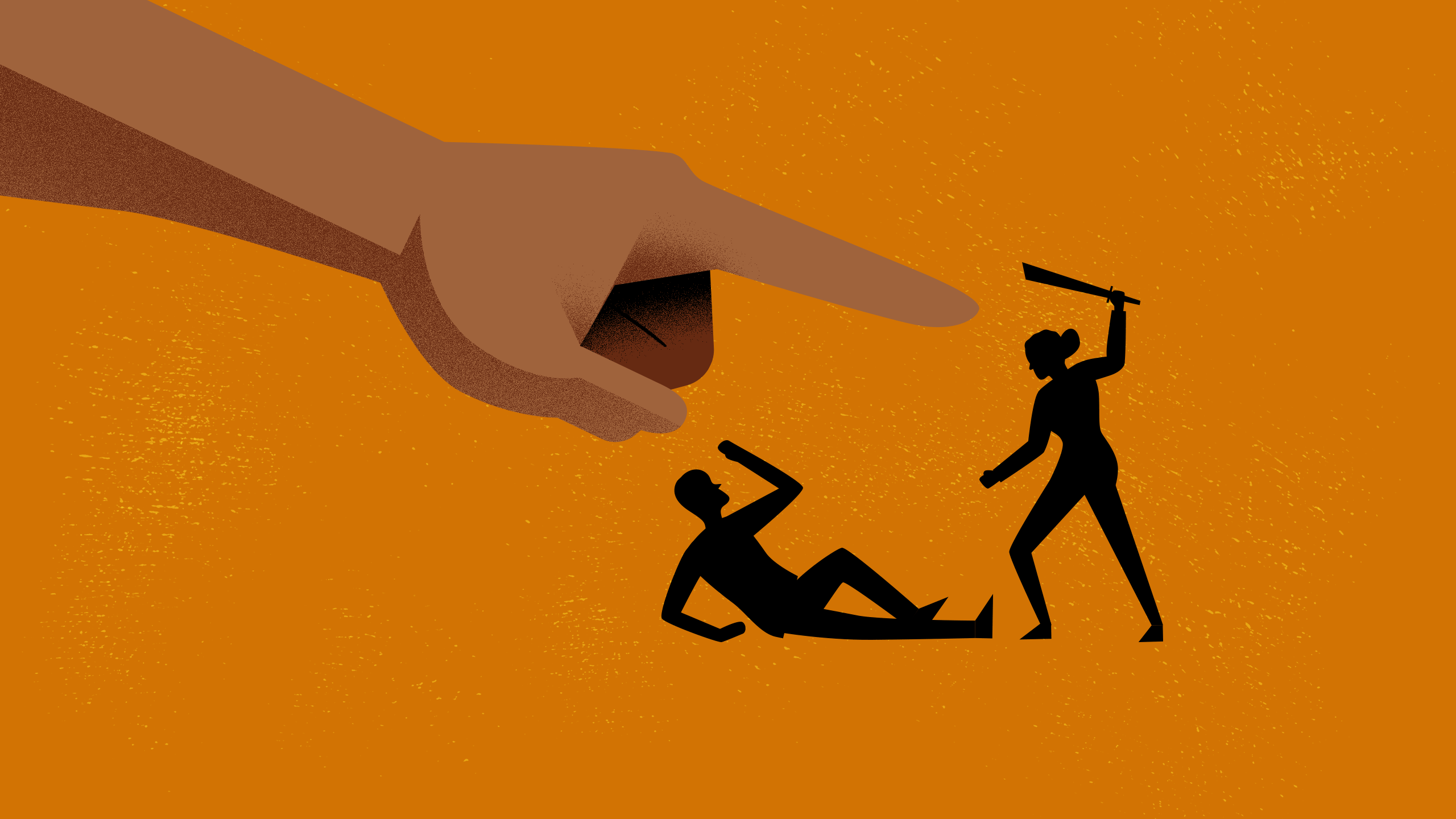 RCN - sensitive illustration - violence 1