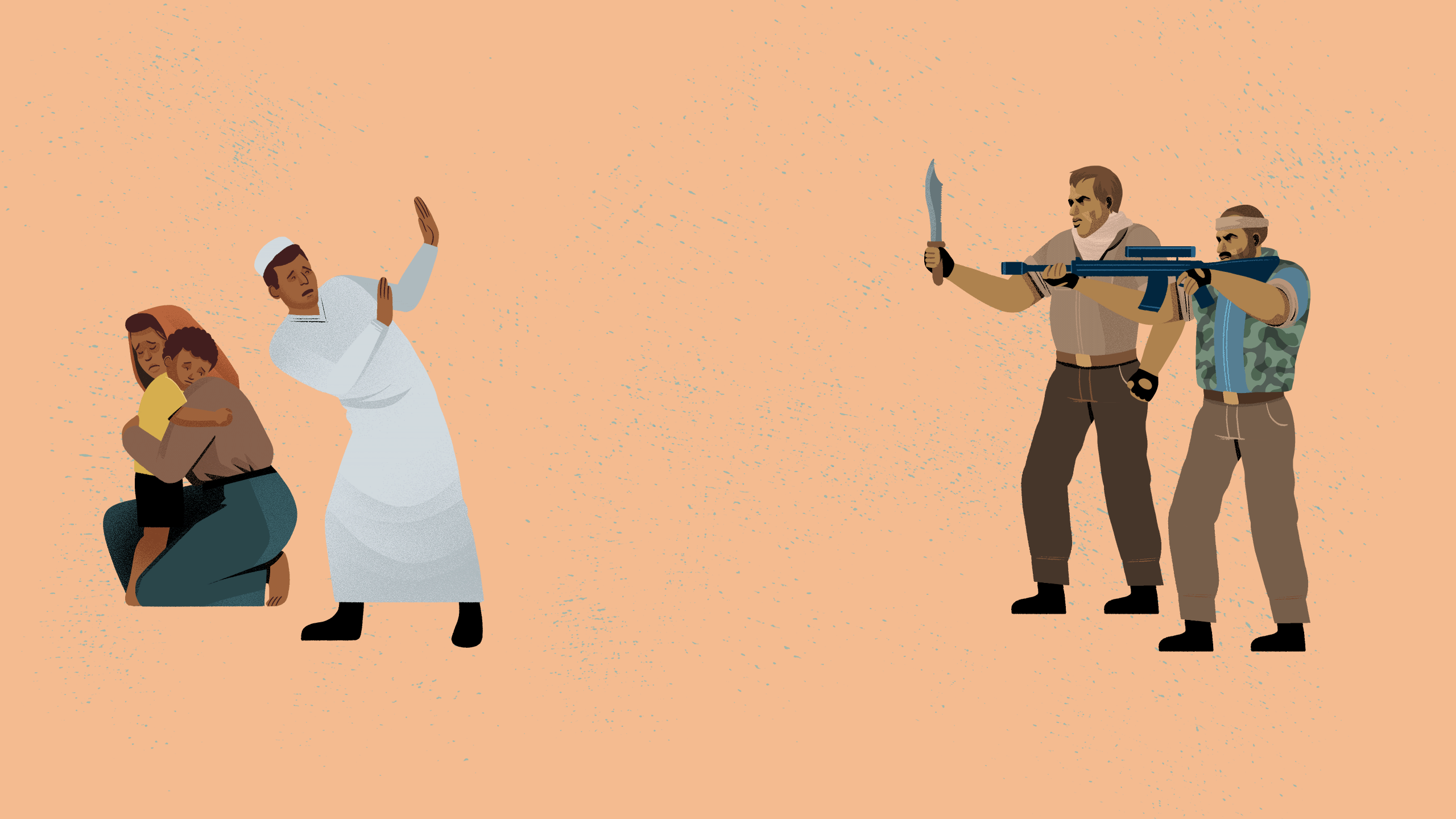 RCN - sensitive illustration - violence 3