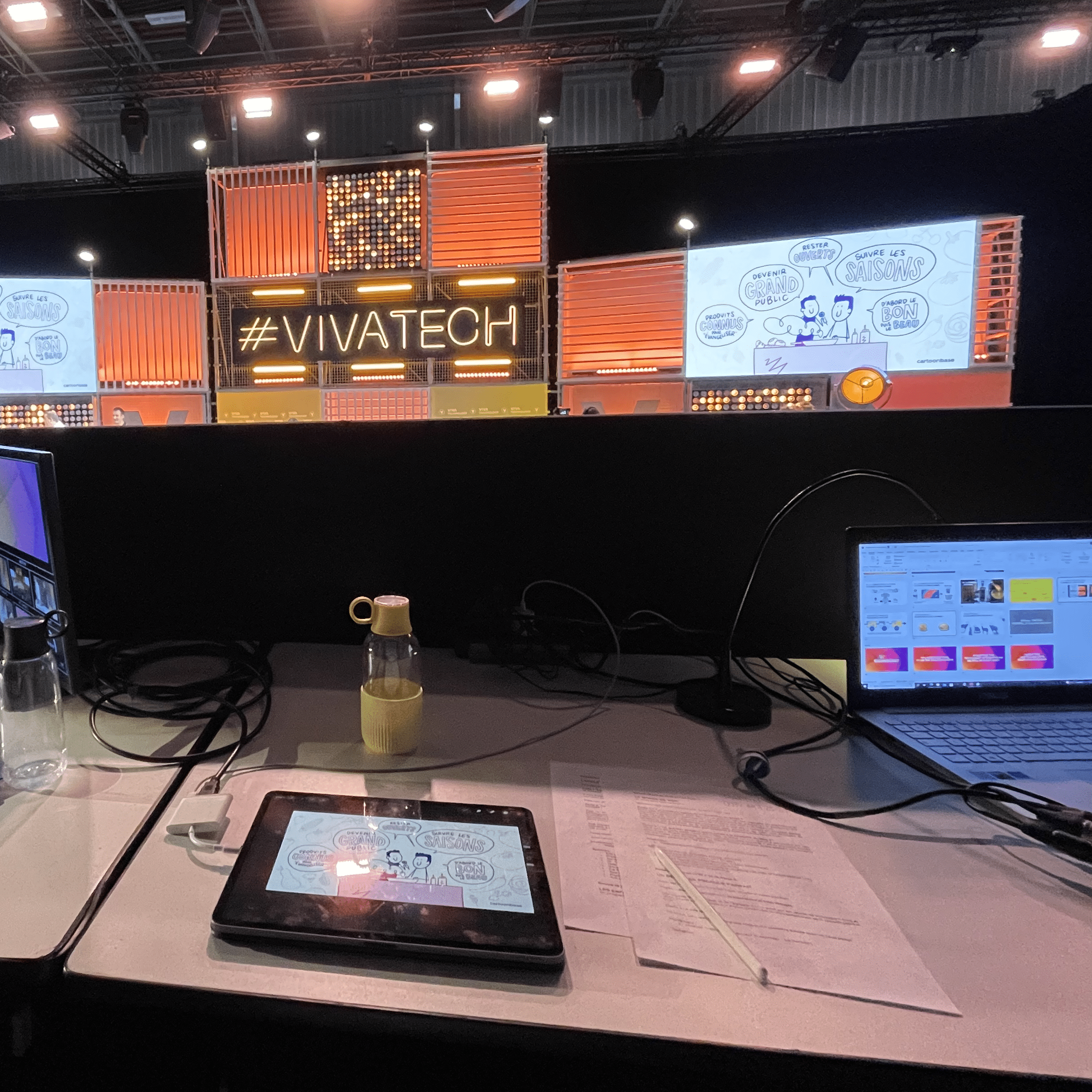 Nos facilitateurs graphiques font mouche à VivaTech - Cartoonbase