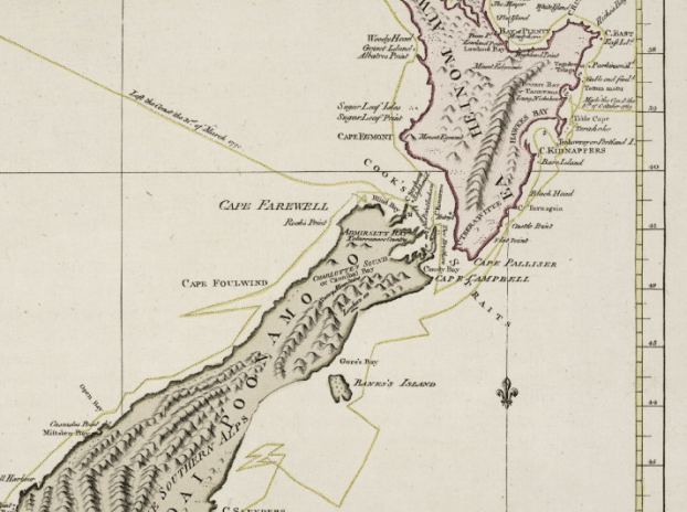 The maps of the Pacific – James Cook