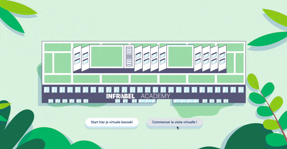 Une carte interactive pour l'Infrabel Academy - Cartoonbase